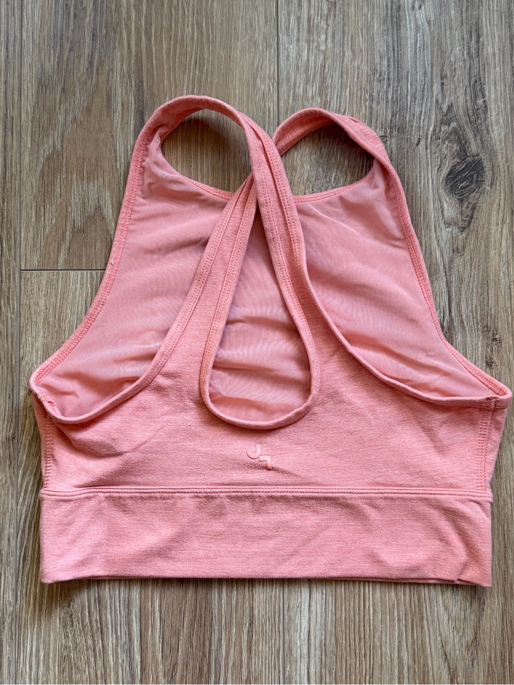 JoyLab Coral Pink Racerback Crop Sports Bra